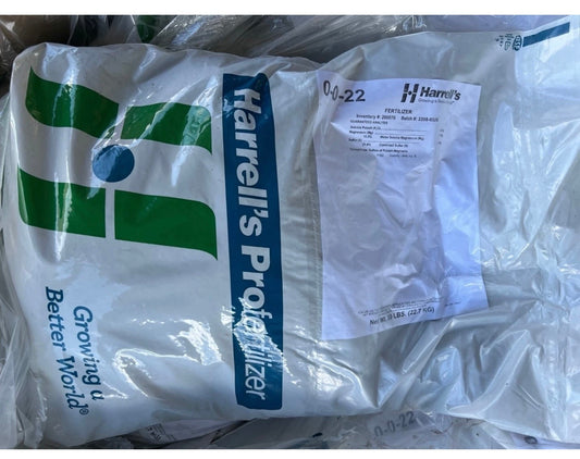 HARRELL’S FERTILIZER 0-0-22. Professional Grade Slow Release Granular Fertilizer