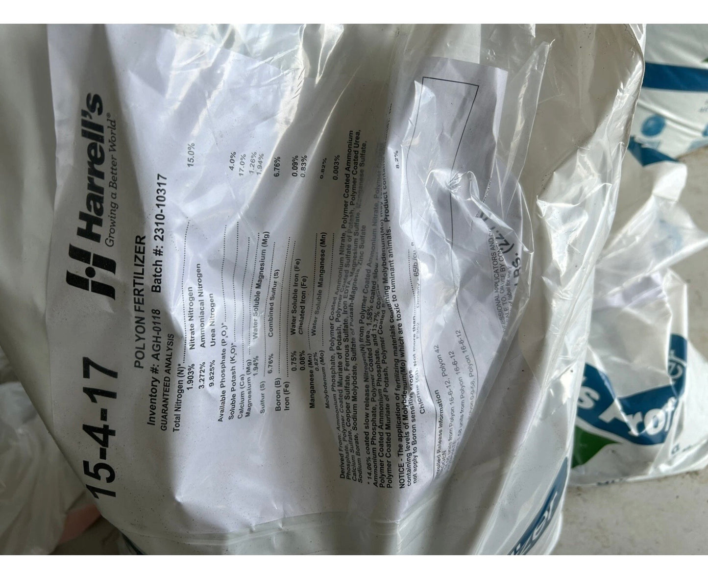 HARRELL’S FERTILIZER 15-4-17 Professional Grade Slow Release All Purpose