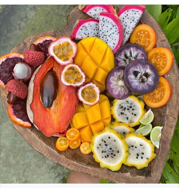 5-7Lbs TROPICAL SEASONAL EXOTIC Fresh Fruits Mixed 6-8 Varieties Surprise Box