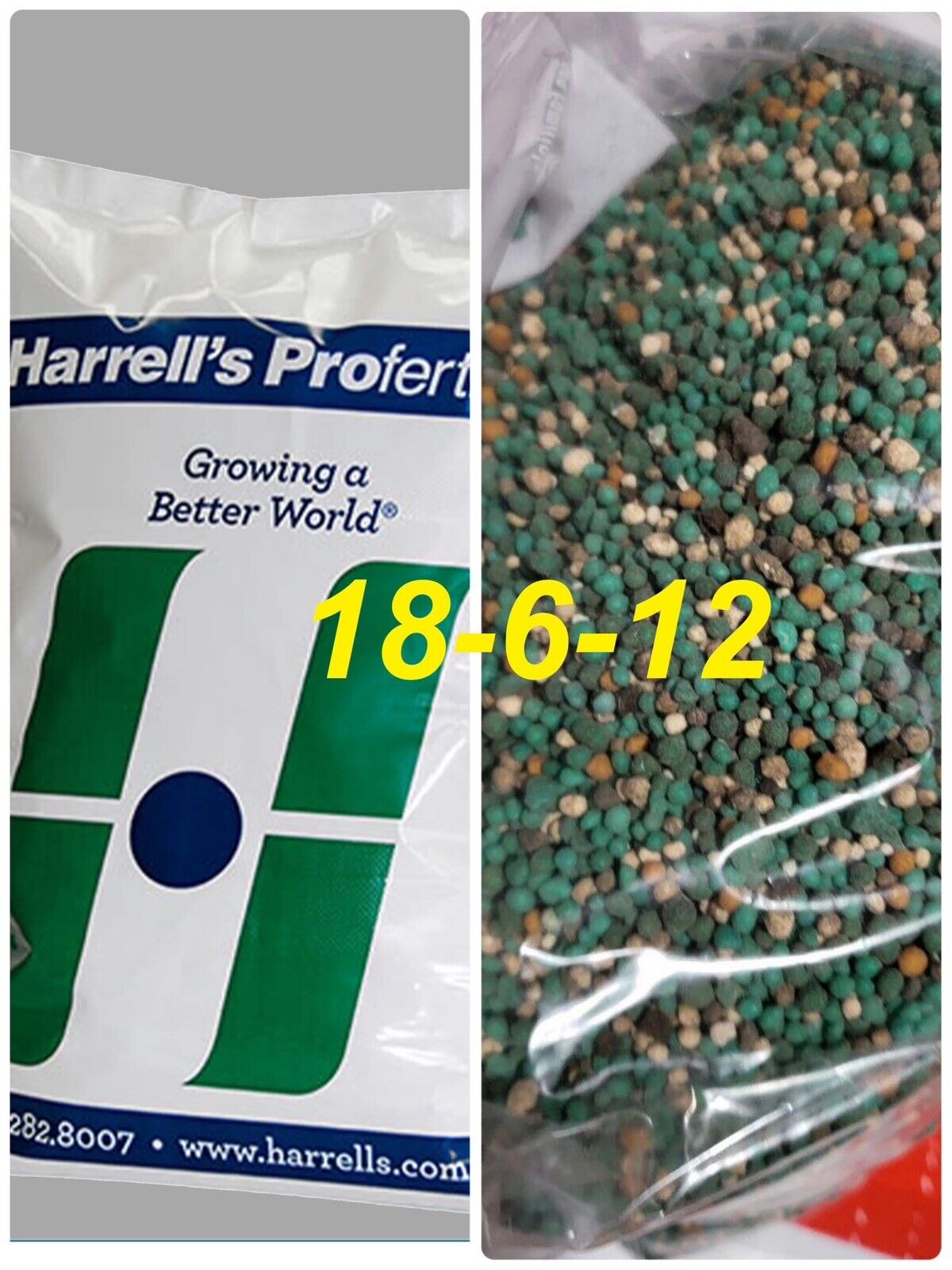 5Lbs HARRELL’S FERTILIZER 18-6-12. Professional Grade Slow Release All Purpose